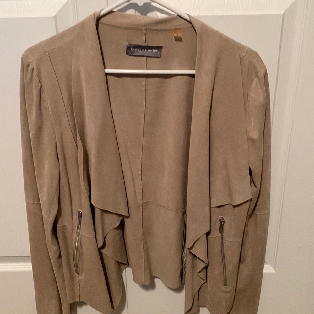 BRAND NEW bagatelle swede jacket sz Lg womens